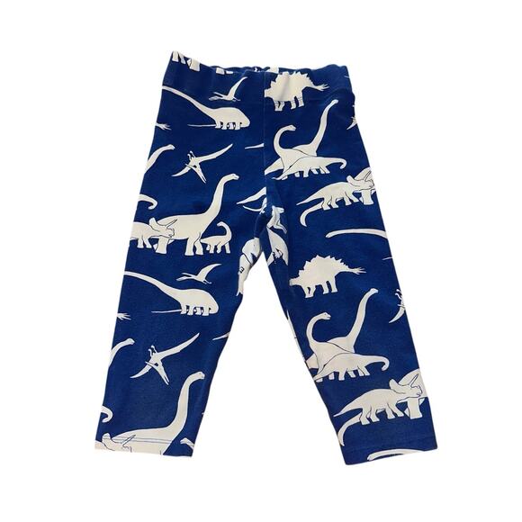 Boden Dinosaur Capri Leggings Blue and White Girls Size 7-8Y (128cm) - Picture 1 of 5
